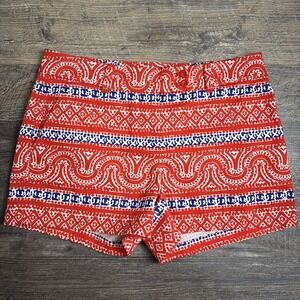 Vineyard Vines Beach Dayboat Shorts Women's Size 6 Red White Blue‎ NEW